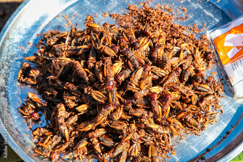 Food Market at Pyin Oo Lwin, Maymyo, Shan State of Myanmar, former Burma. photo