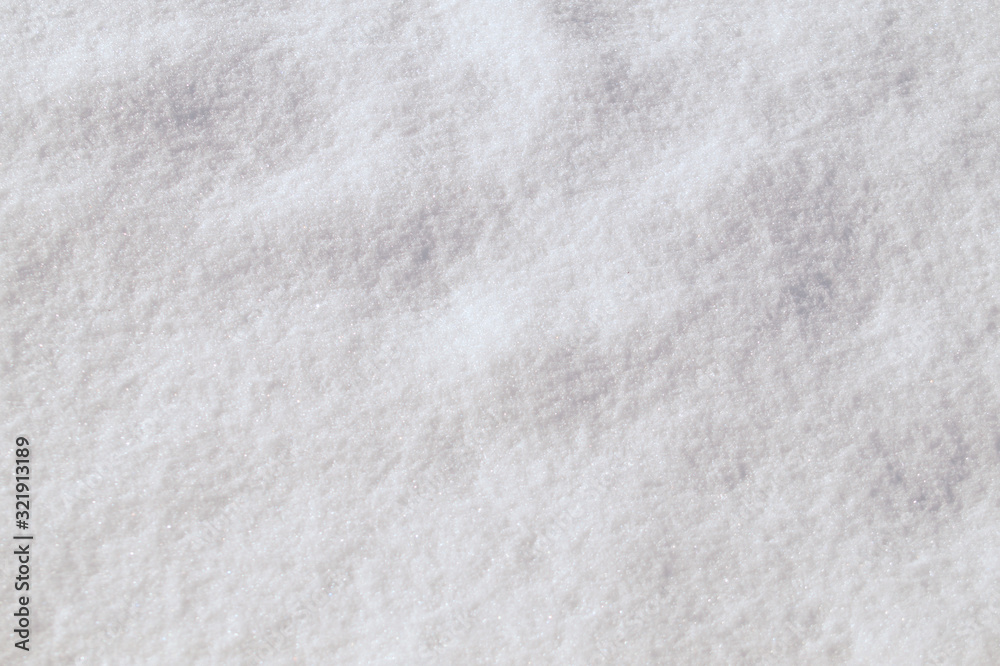 Fresh snow surface background