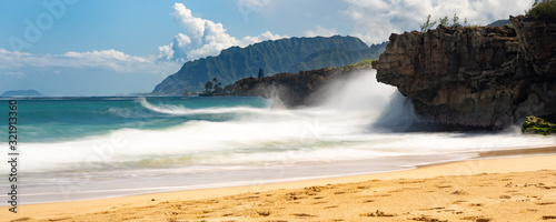Pounders Beach Oahu Hawaii Seascapes and Plastic issues