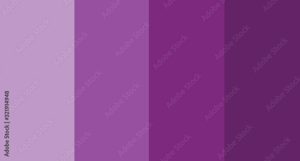 Violet color palette vector illustration