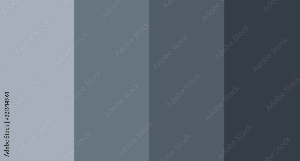 Gray color palette vector illustration