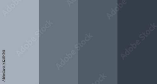 Gray color palette vector illustration