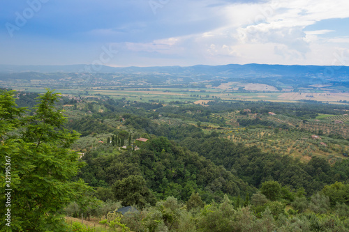 Fototapeta Naklejka Na Ścianę i Meble -  Italian country side landscape in Monteleone d'Orvieto, Umbria