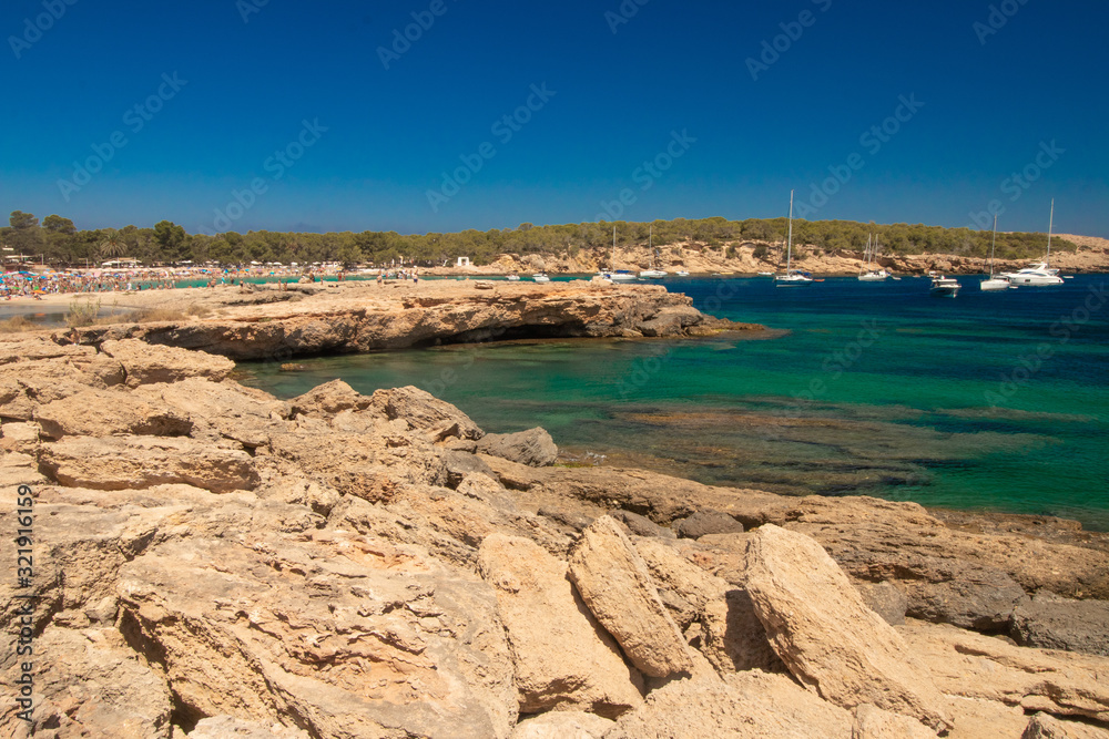 coast of the sea-cala bassa-Ibiza