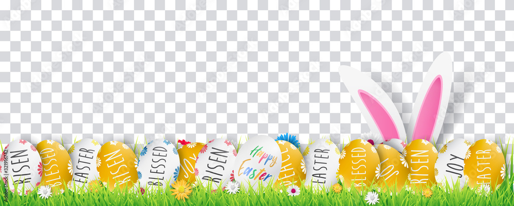 3D Easter Eggs with Hand Painted Decoration and 