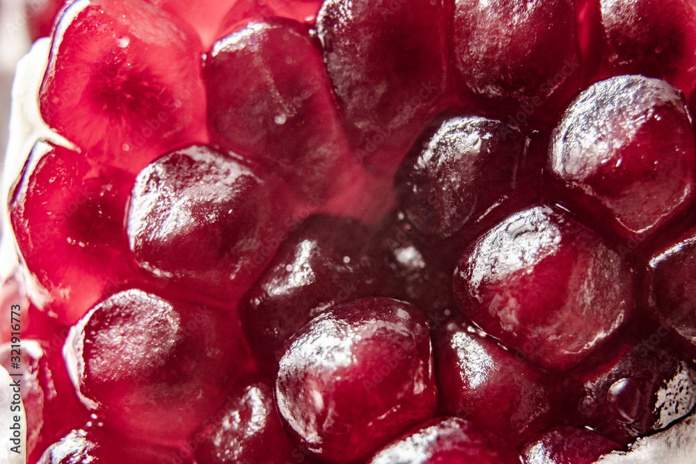 Pomegranate garnet seeds. Fresh raw organic garnet fruit cut seeds. Pile set ruby pomegranate (garnet fruit) isolate. Grenade fruit Pomegranate garnet seeds. Fresh raw organic garnet fruit cut seeds. Pile set ruby pomegranate (garnet fruit) isolate. Grenade fruit
