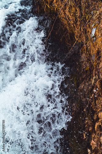 long exposure of waterfall in switzerland  © Florian