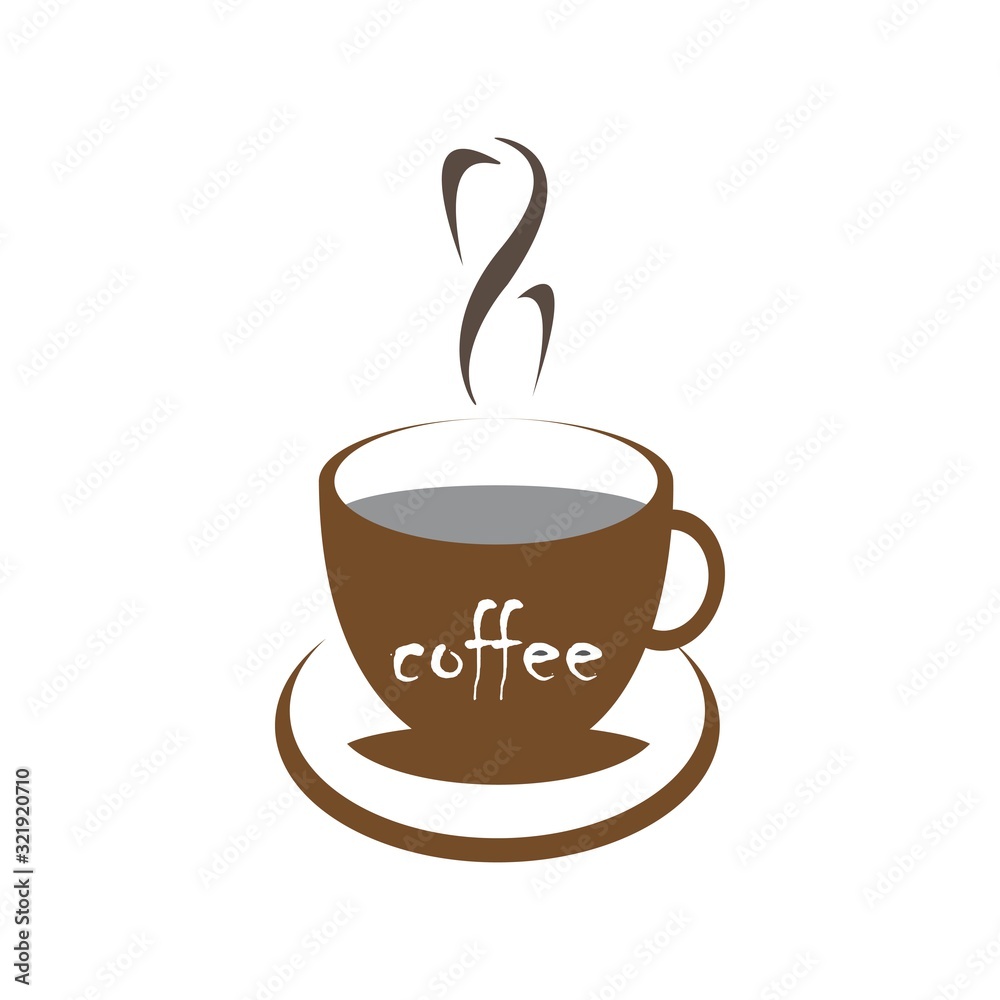 Obraz premium Coffee cup Logo