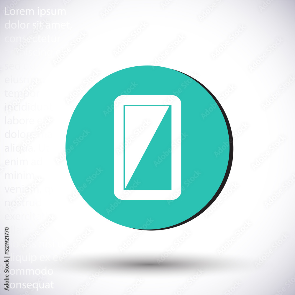Phone vector icon , lorem ipsum Flat design Phone vector icon , lorem ipsum Flat design