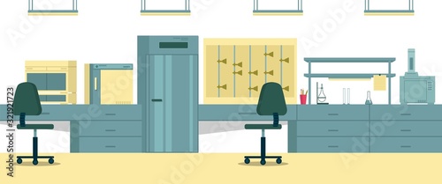 Oil and Gas Laboratory with Necessary Equipment