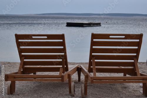 chair on the beach