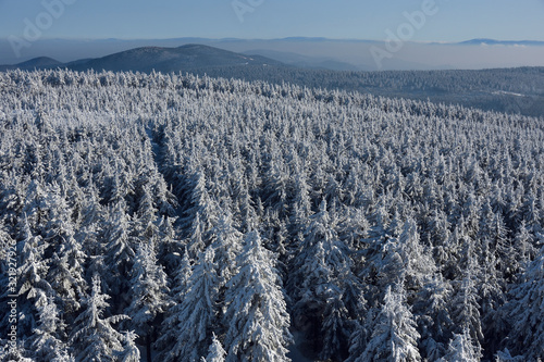 Panorama zimowa - Góry Sowie