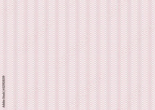 Vector certificate texture. Seamless geometric banknote pattern.