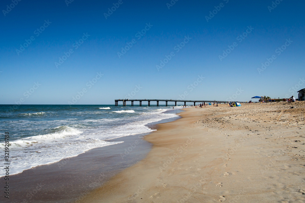 Fishing pier at the beach