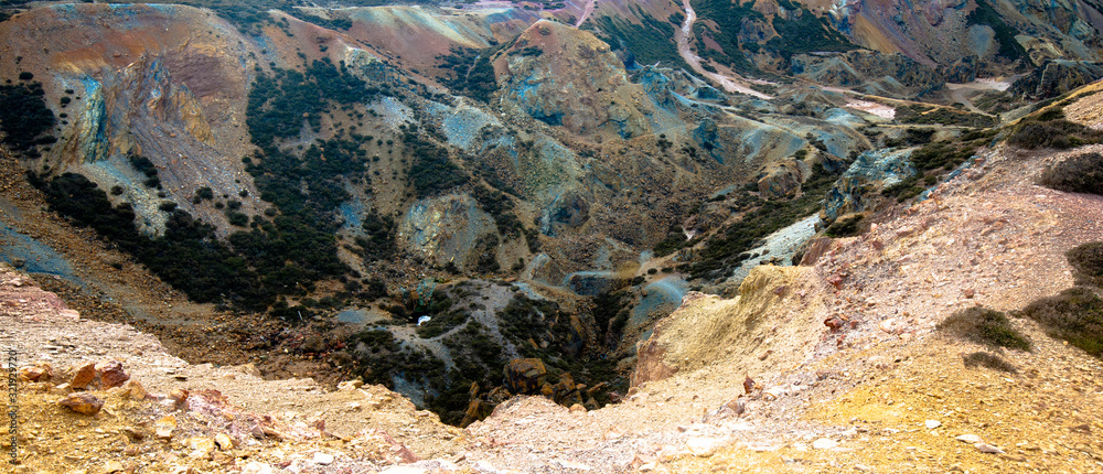 Obraz premium copper mine of years gone by