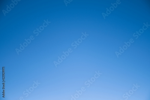 Gradient natural abstract blue sky background photo