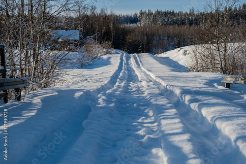 Road in winter