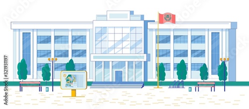 Modern Architecture University or College Facade.
