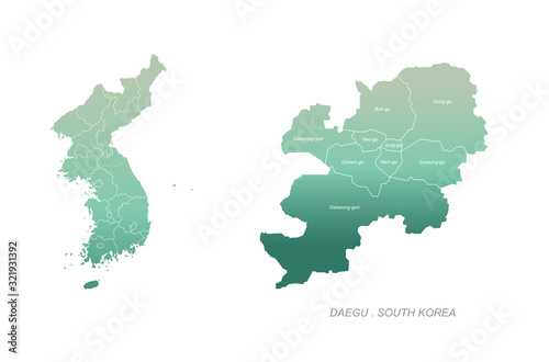 dae gu map. gyeongsang do map. gyeongsang-namdo and gyeongsang bukdo map. korea provinces map. 