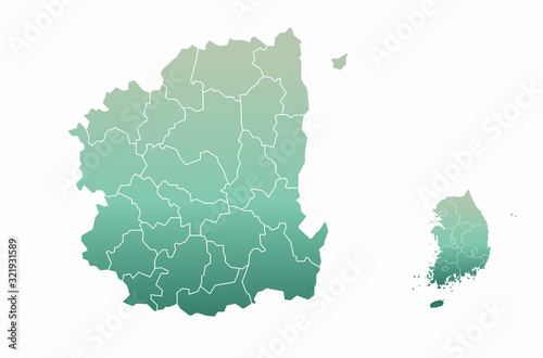gyeongsang do map. gyeongsang-namdo and gyeongsang bukdo map. korea provinces map. 