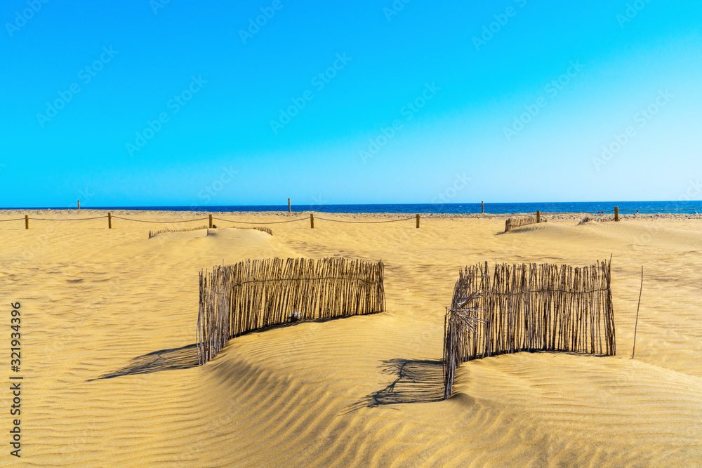 Dunes at Maspalomas in Gran Canaria