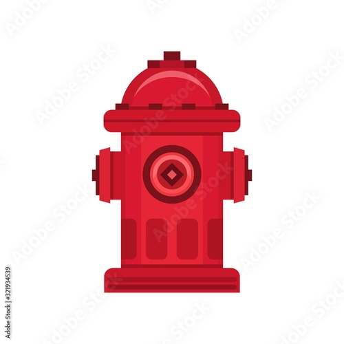 Fire hydrant design on white background vector illustration