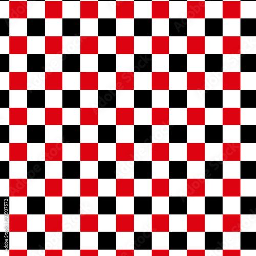 checkered background red and black and white