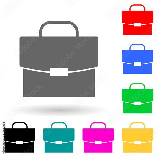 diplomat multi color style icon. Simple glyph, flat vector of finance icons for ui and ux, website or mobile application