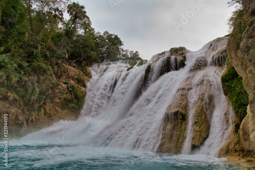 beautiful waterfalls paintings Waterfall in the  EL SALTO-EL MECO  san luis potosi Mexicopotosi Mexico