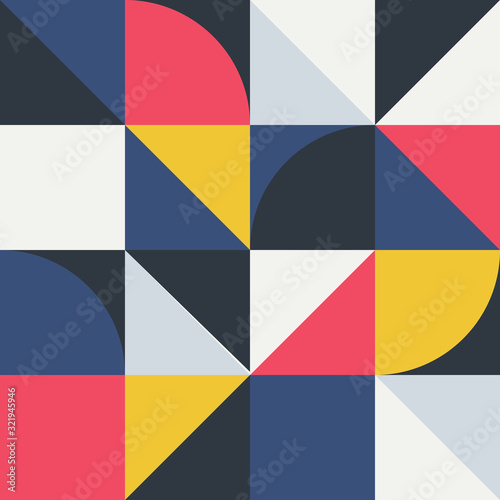 Geometric minimal pattern. Abstract vector geometrical background.