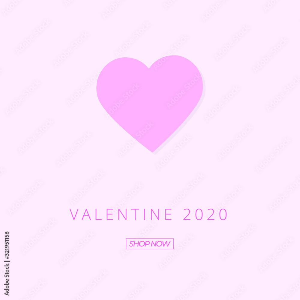 Happy valentine's day background with heart pattern. Vector illustration. Wallpaper, flyers, invitation, posters, brochure, banners.