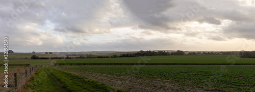 Storm clouds over Avebury
