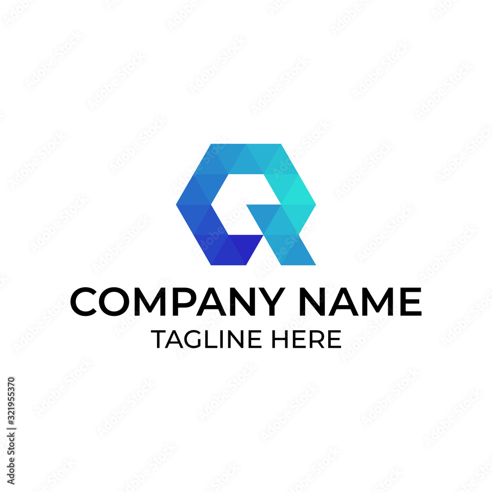 Modern and simple logo design for letter Q Modern and simple logo design for letter Q