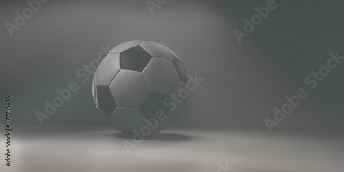 soccer ball white black mis...