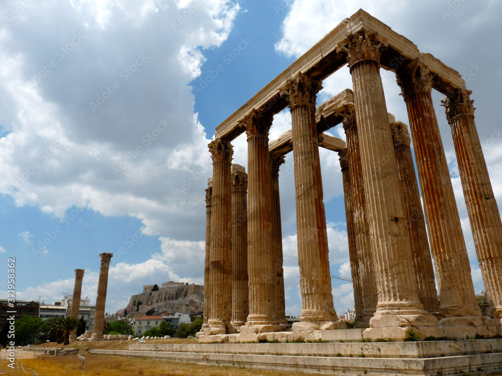 The Temple of Olympian Zeus Athens in Greece - ATH