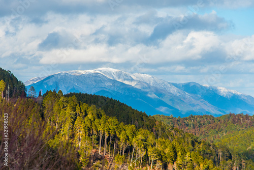 冬の比良山系