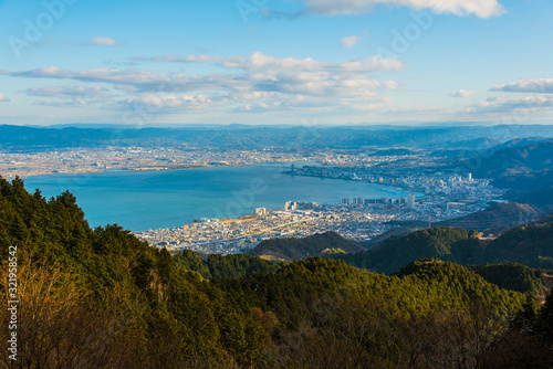 比叡山から琵琶湖眺望 © L.tom