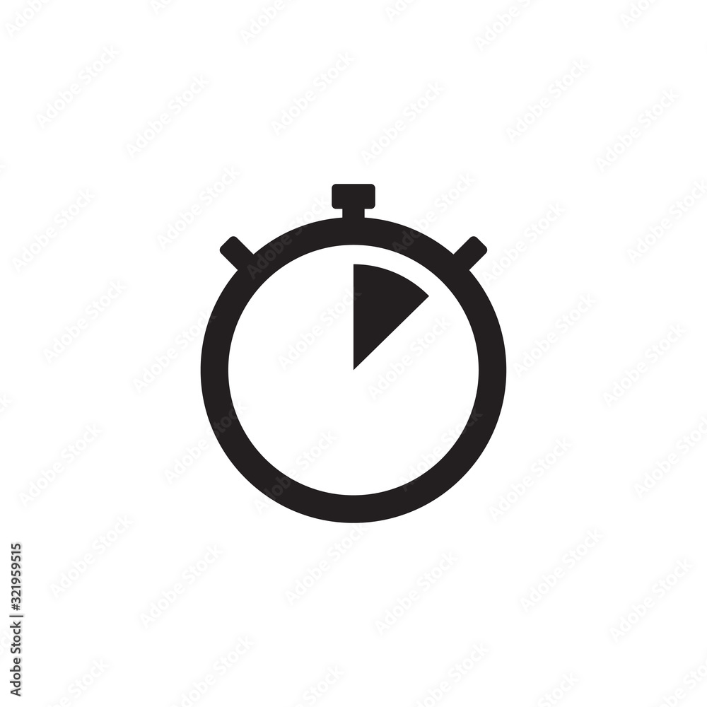 stopwatch icon design vector logo template EPS 10 stopwatch icon design vector logo template EPS 10
