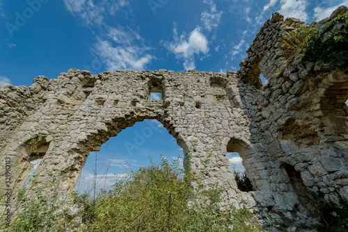 Ruins of the ancient city, ruins and cave cities in Crimea, Russia.