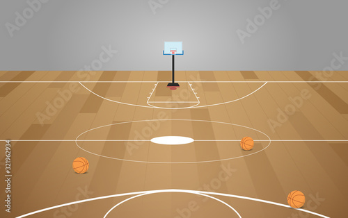 indoor basketball court  © เอกชัย โททับไทย