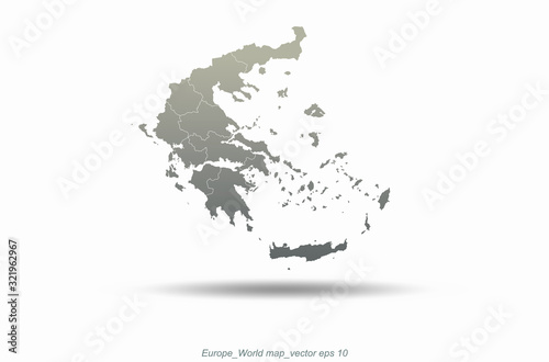 greece map of europe . euro...