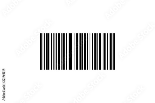 Barcode Vector illustration isolated icon white background.