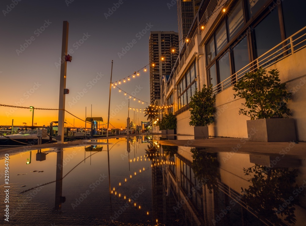 night city sunrise water reflection water sunset river sea lights bulbs sky cityscape skyline industries lighting building prints architecture tower traveling