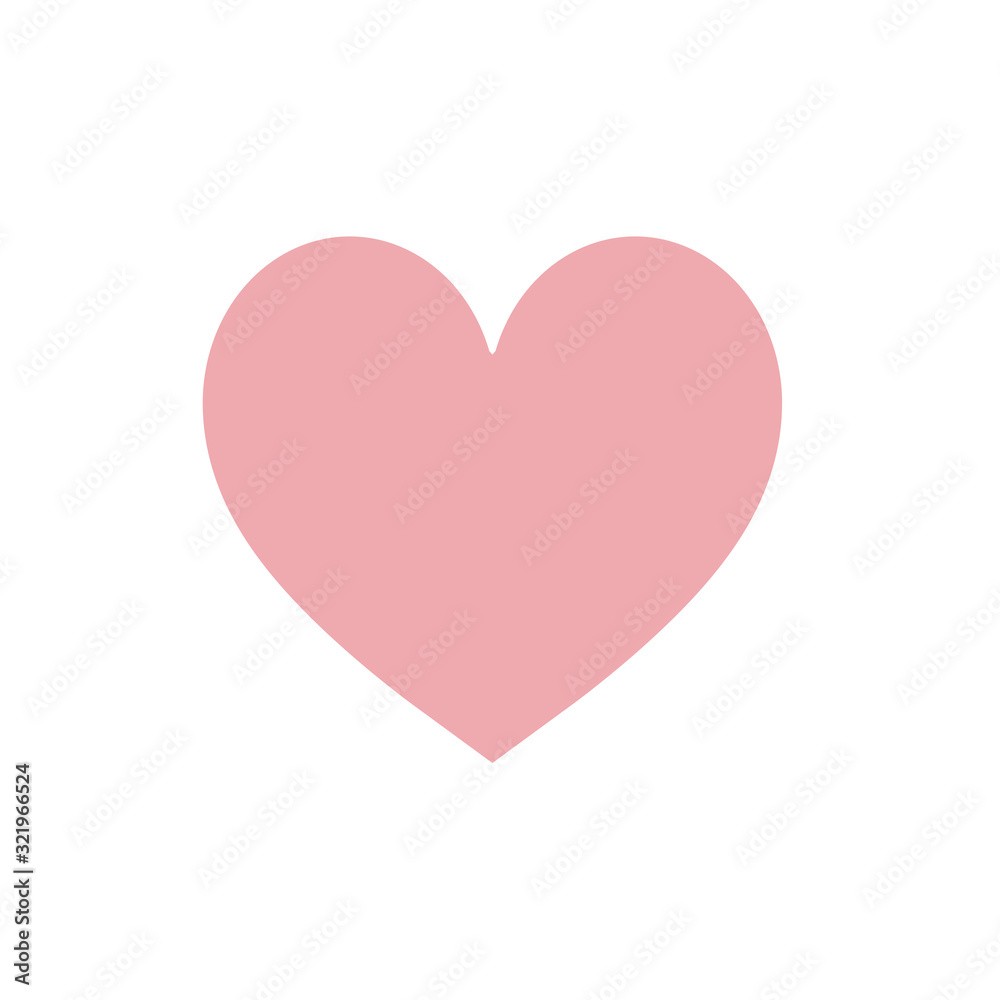 Pink heart on the day of love Valentine day Pink heart on the day of love Valentine day