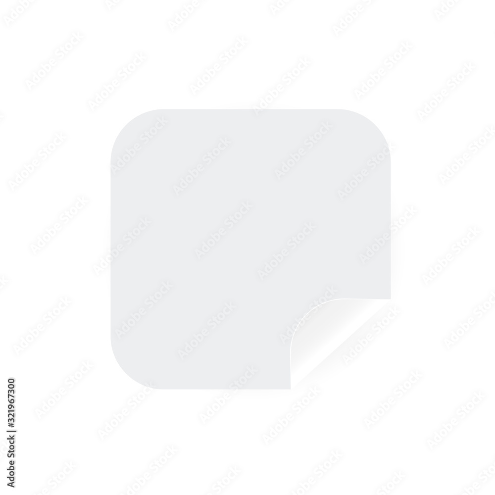 The round adhesive sticker is blank, simulated with curved corners. Blank white circular stripe And white circle vector sticker, icon illustrations and vector The round adhesive sticker is blank, simulated with curved corners. Blank white circular stripe And white circle vector sticker, icon illustrations and vector