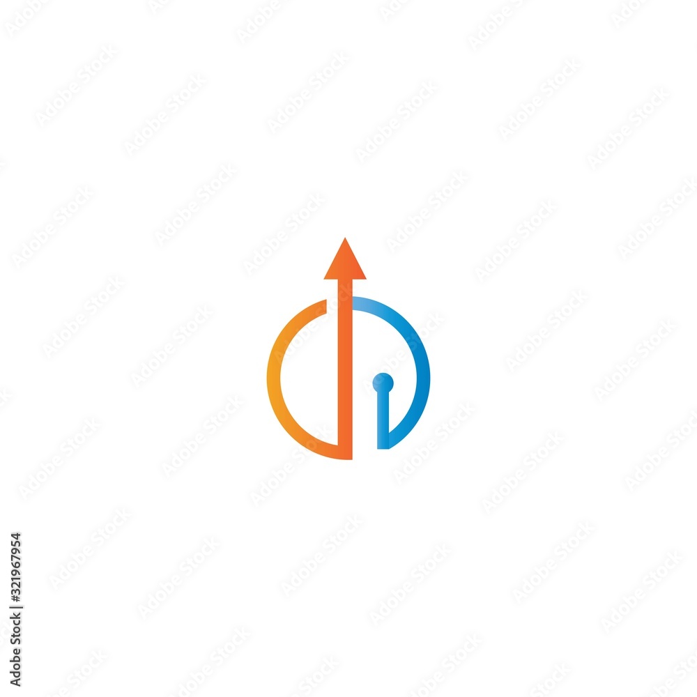 Arrows vector illustration icon logo template design