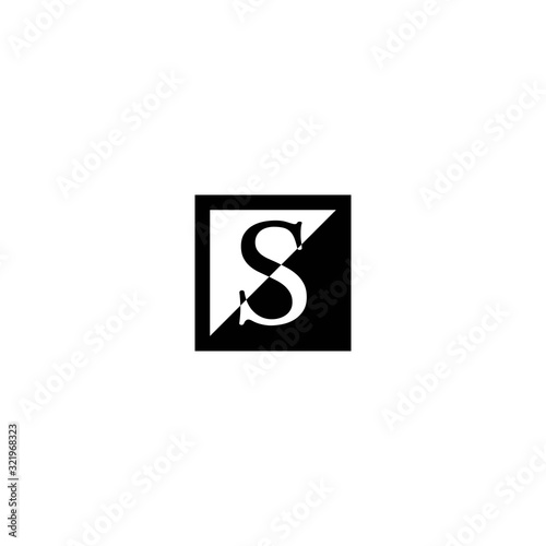 S Letter brand logo business template vector icon photo