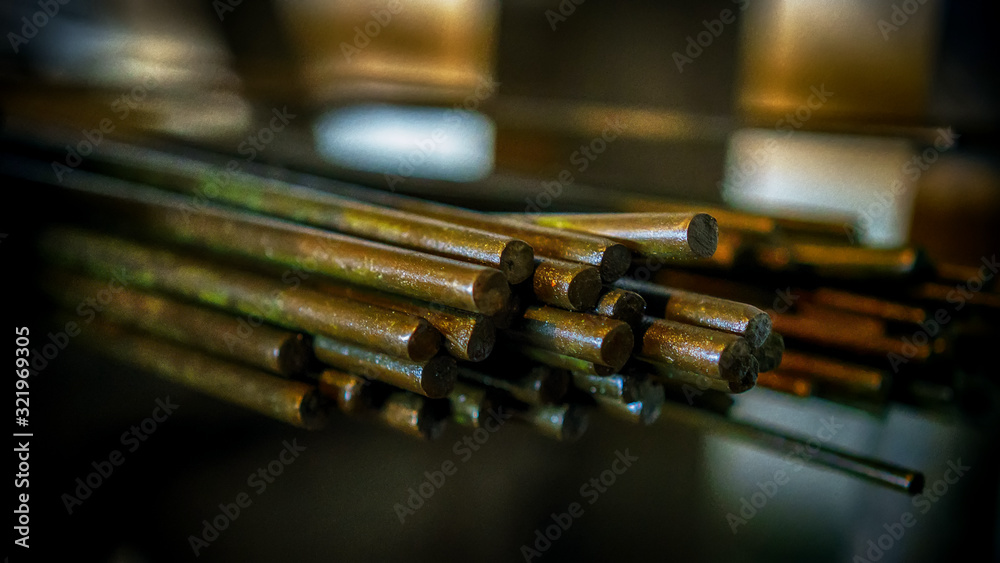 rolled metal products, iron rods in oil rolled metal products, iron rods in oil