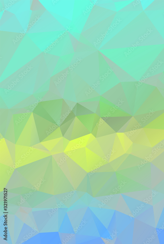 Obraz premium Abstract multicolor emerald green background. Vector polygonal design illustrator