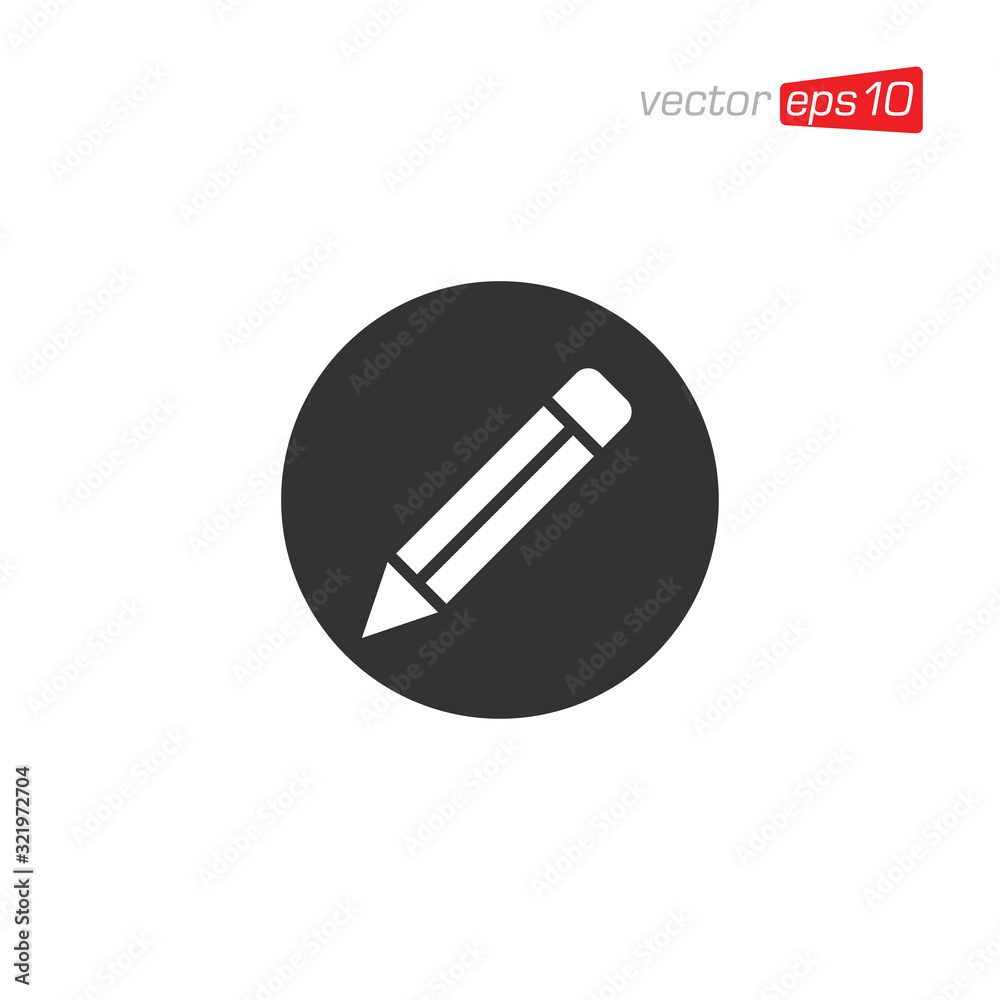 Pencil or Pen Icon Design Vector Pencil or Pen Icon Design Vector